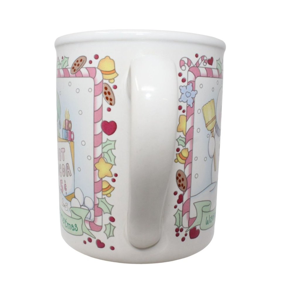 Vintage Precious Moments 1996 Wishing You A Yummy Christmas Ceramic Coffee Mug E - Picture 4 of 5